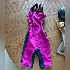 NWT Arena Carbon Air Open Back Race Suit Size 24